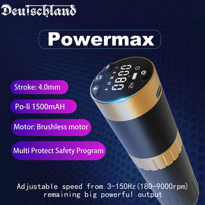 Deutschland PowerMax Professional Wireless Tattoo Pen Machine