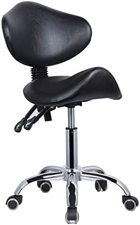 Tattoo Artist Swivel Adjustable Chair with Wheel