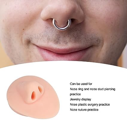 Practice Silicone Soft Nose Model Flexible Human Rubber Nose