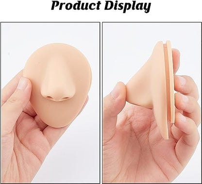 Practice Silicone Soft Nose Model Flexible Human Rubber Nose