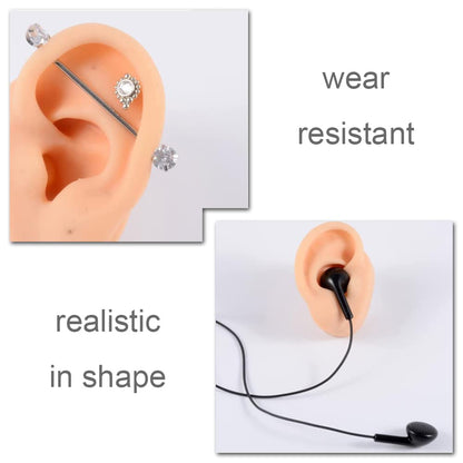 Practice Soft Silicone Ear Piercing Model