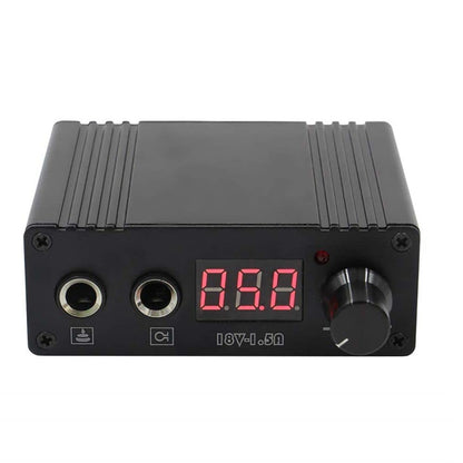 Mini Tattoo Power Supply Box Dual Digital Real-Time Display Adjustable