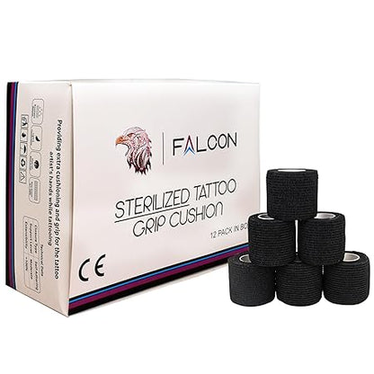 Falcon Tattoo Sterilized Grip Tape for Tattoo Pen Machine Pack of 12 Pcs