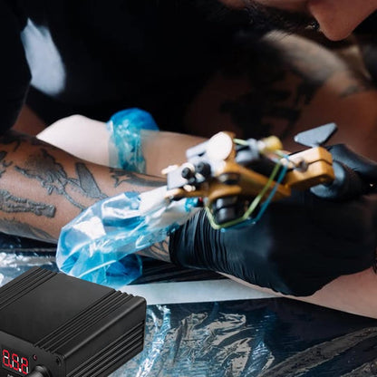 Mini Tattoo Power Supply Box Dual Digital Real-Time Display Adjustable