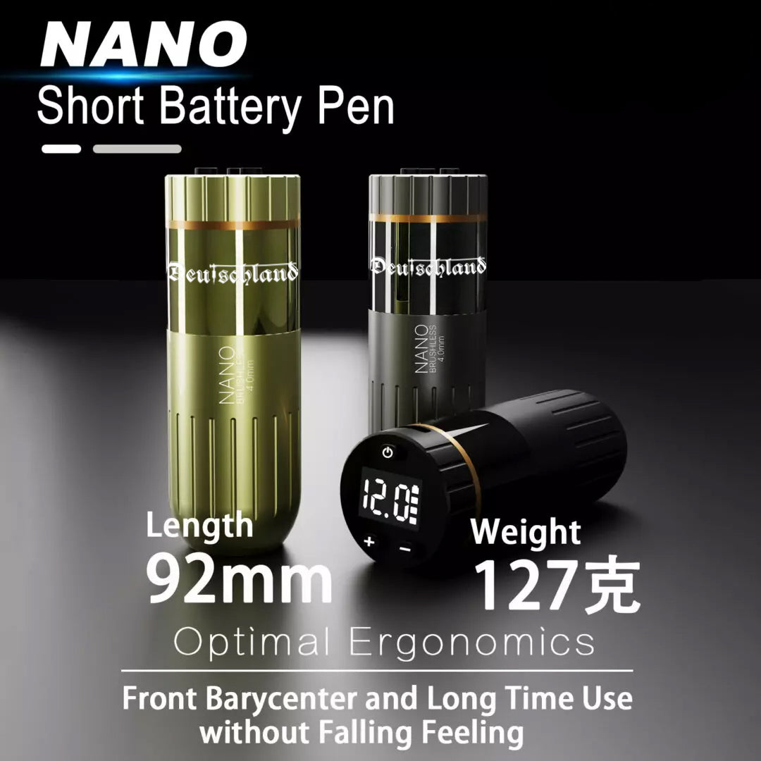 Deutschland Nano pen machine short battery