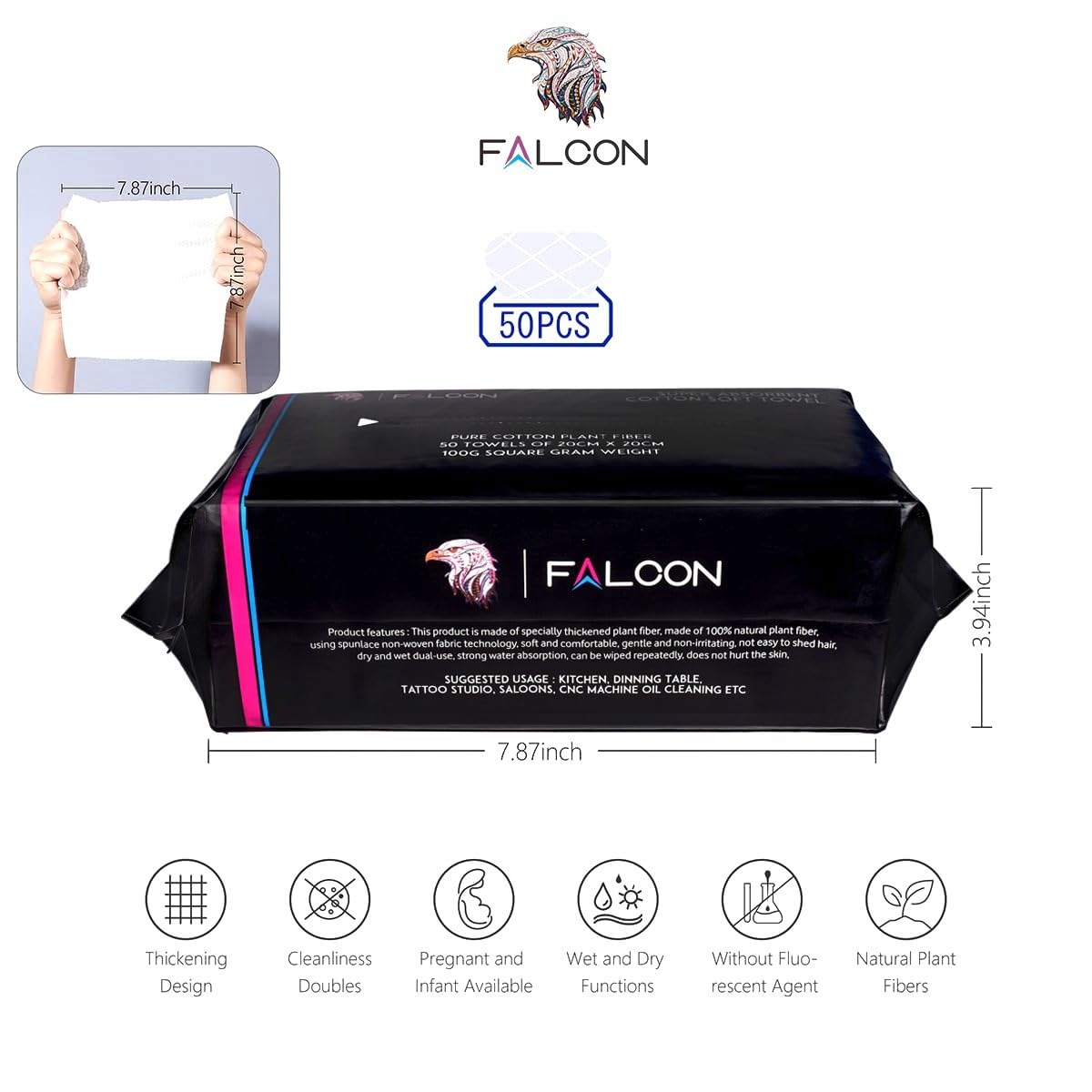 Falcon tissue paper