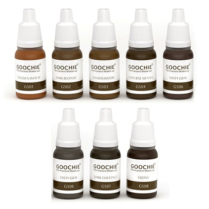 Goochie pigment for eyebrows ink