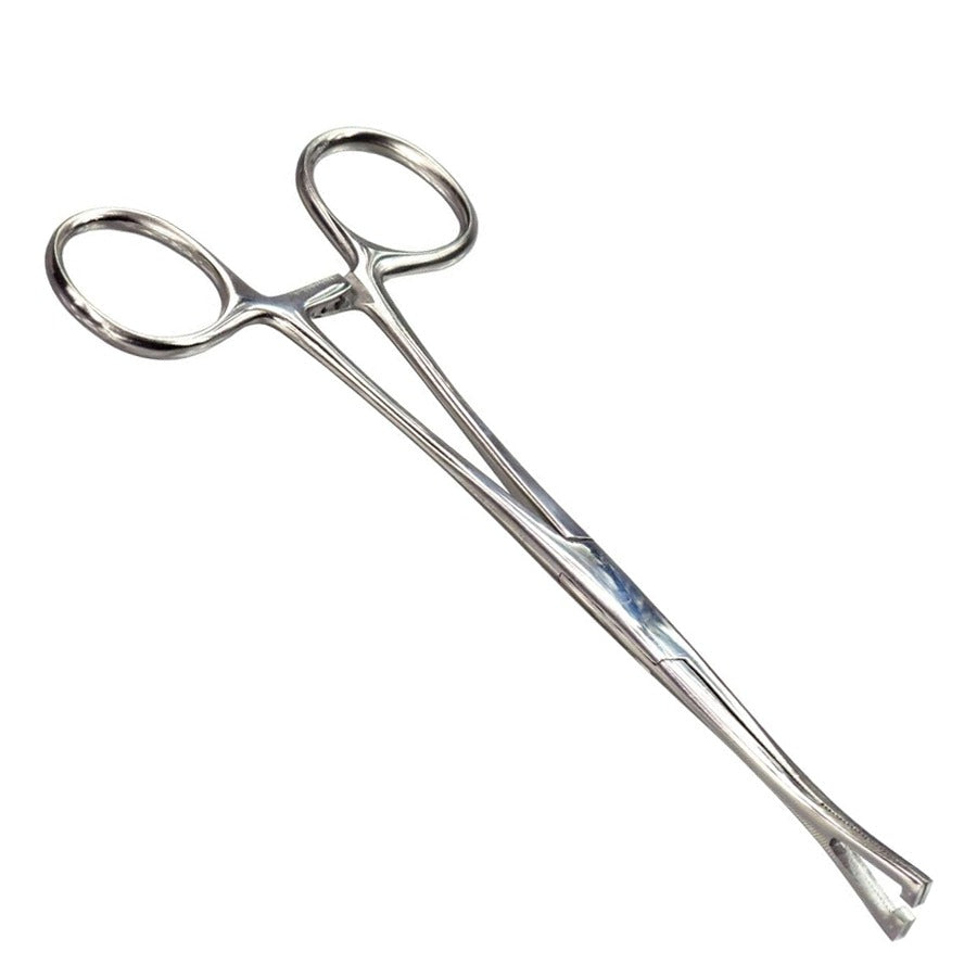 HTS 164P1 6.25" Triangle Slotted Locking Pennington Forceps