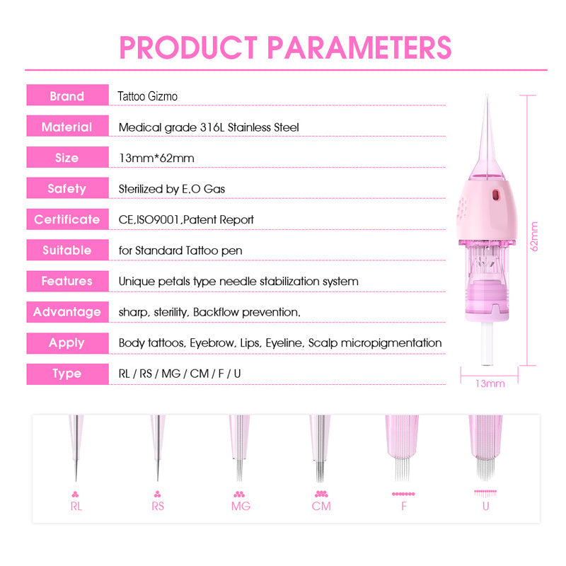 TG Professional Permanent Makeup Cartridge